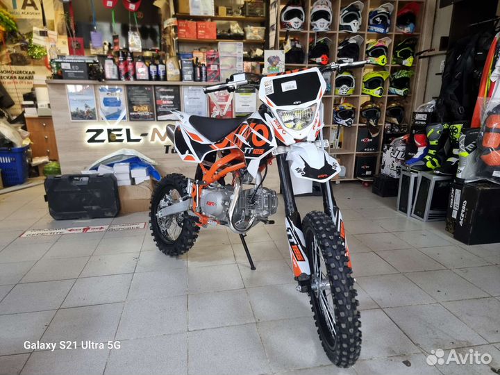 Питбайк Kayo basic TT125E 17/14 с электростартером