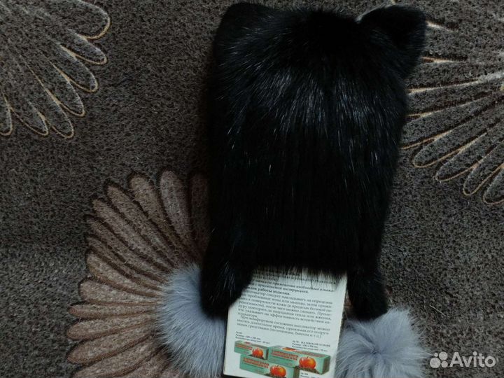 Шапка кошечка