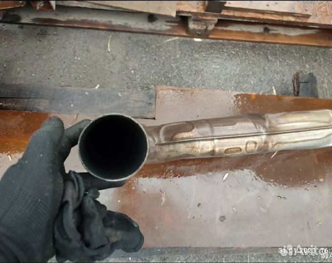 Глушитель на Ауди А3 8p Golf