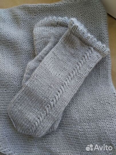 Варежки и шарф