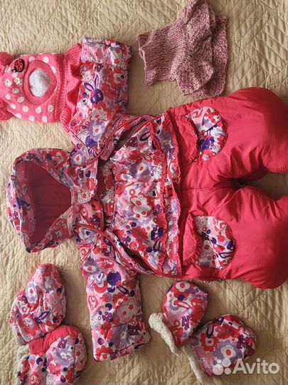 Зимний комбинезон для девочки