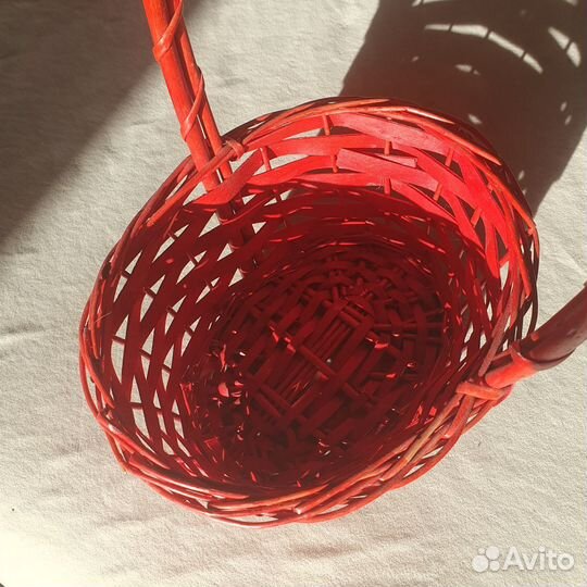 Корзина плетеная декоративная