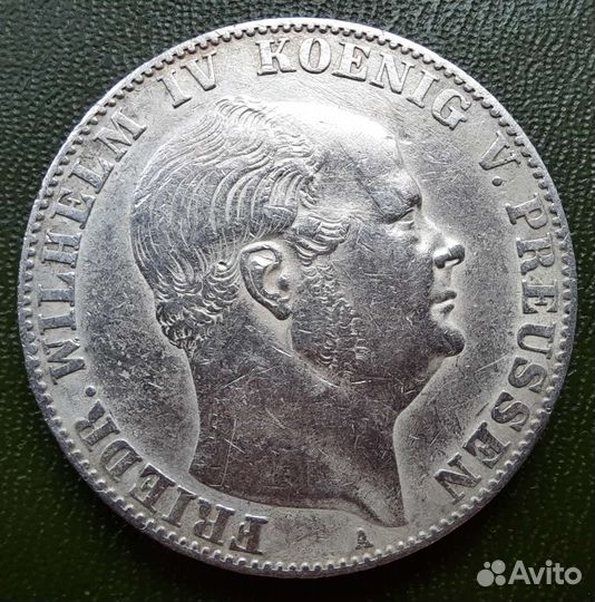 1 талер 1857, Пруссия, союзный