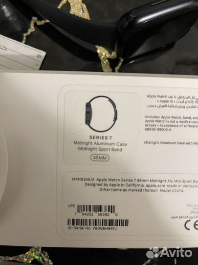 Часы apple watch 7 45 mm