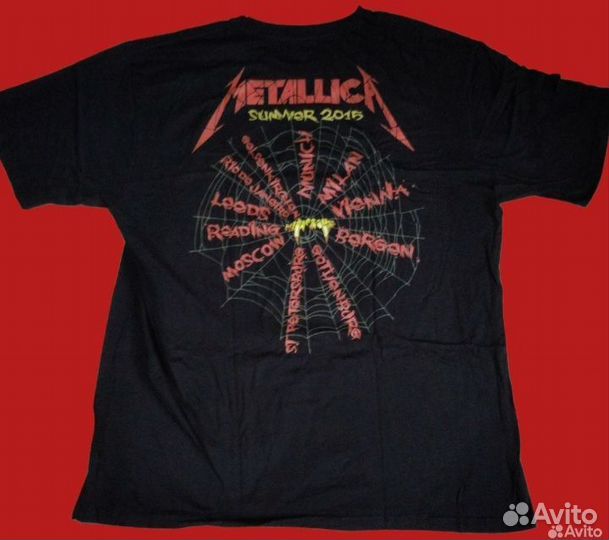 Футболка metallica XXL