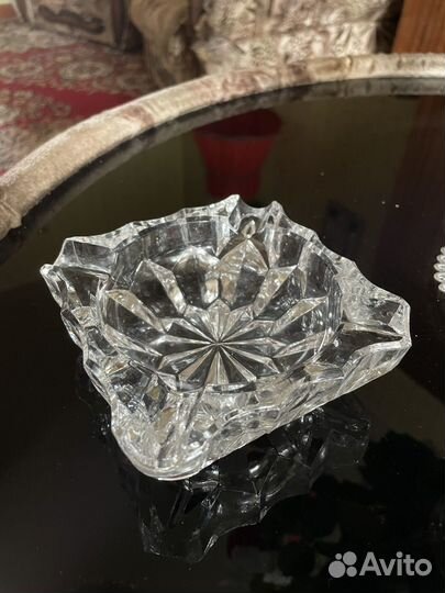 Пепельница СССР стекло