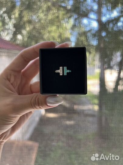 Tiffany кольцо серебро