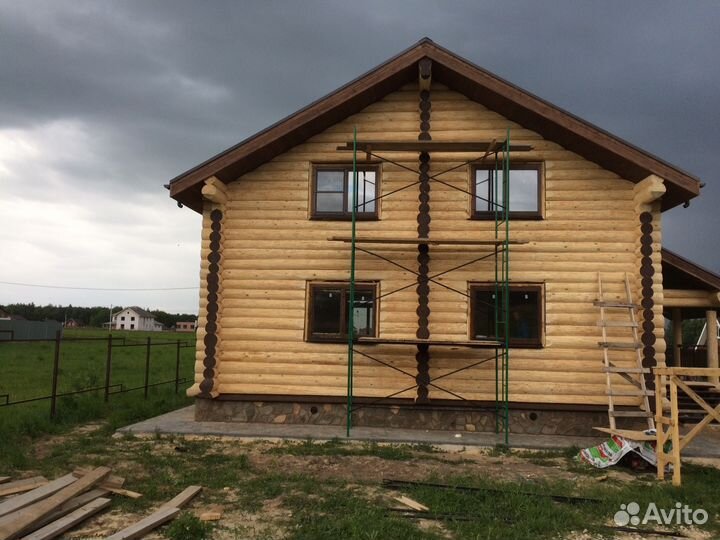 Отделка деревянных домов