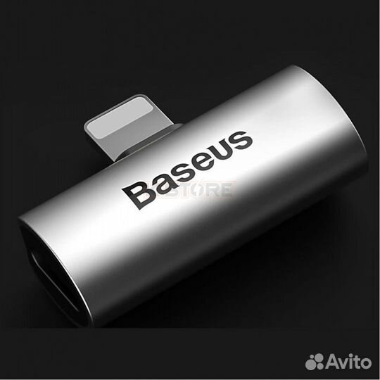 Переходник baseus L46 Male, Lightning - 2Lightning