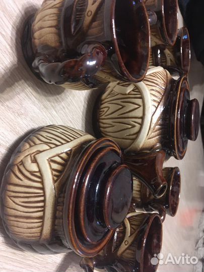 Горшок для запекания,набор чайный