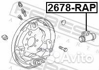 Цилиндр тормозной задний зад прав/лев 2678RAP
