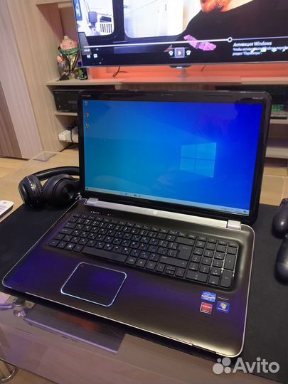 Игровой HP dv7-17,3