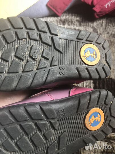 Ботинки на девочку 22 размер