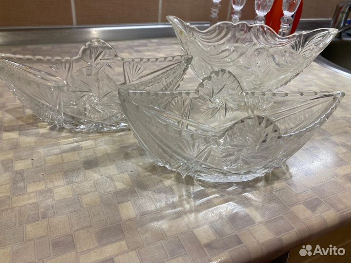 Хрустальная ваза