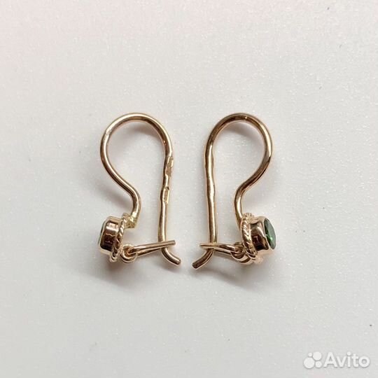 Золотые серьги 585 пробы