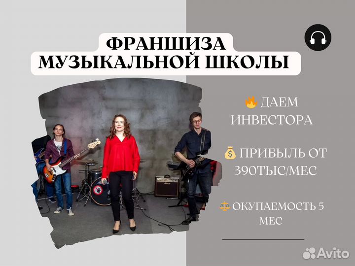 Франшиза Музыкальной школы для взрослых