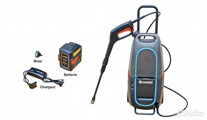 Аккумуляторная мойка высокого давления gardena