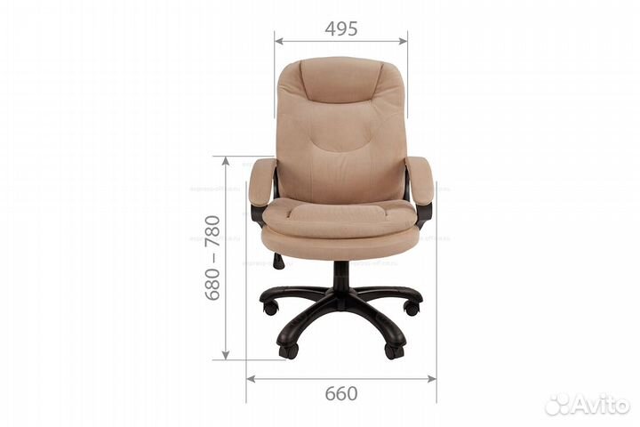 Кресло для руководителя Chairman Home 668