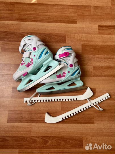 Коньки детские раздвижные 31-36 новые