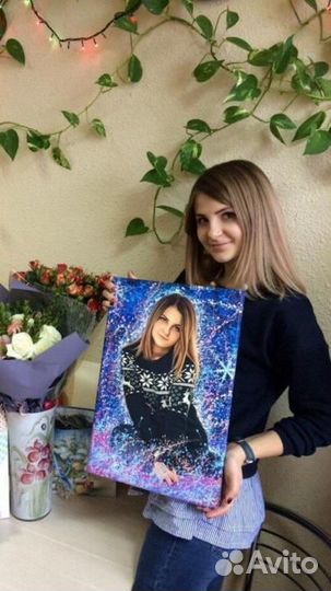 Портрет на холсте по фото,Дрим Арт,Лав Из,В Образе