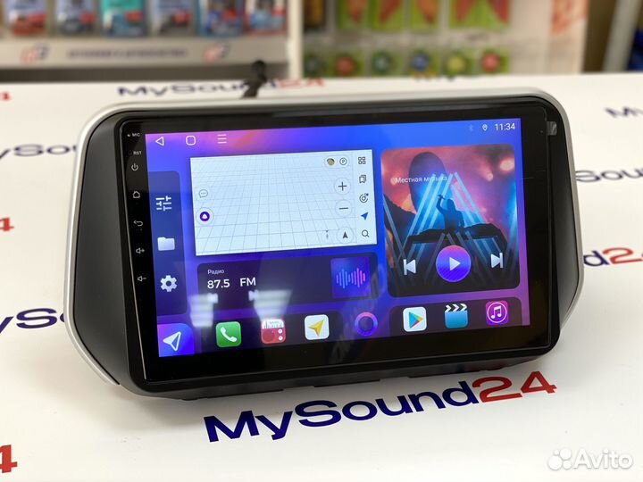 Штатная магнитола на автомобиль Hyundai Santa Fe