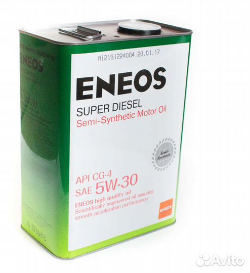 5w-30 eneos Super Diesel 4л CG-4