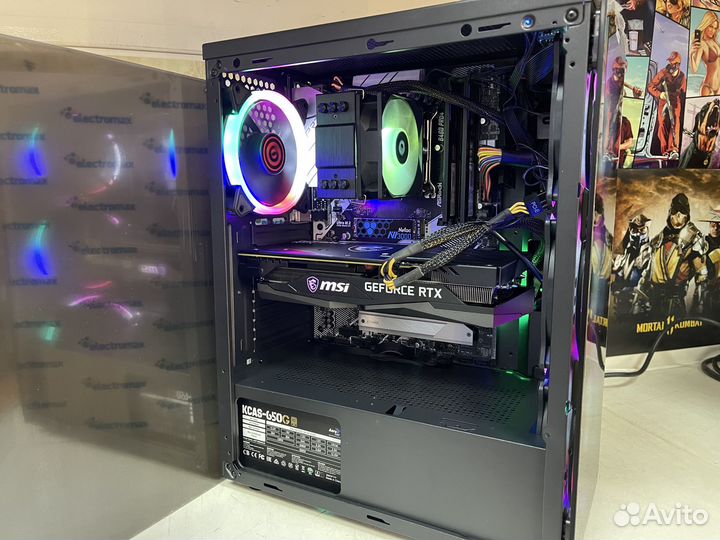 Игровой пк Core i5-10400F / RTX 3050 +16 игр