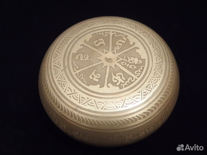 Поющая чаша с изображением sbqhe004 (12 см)