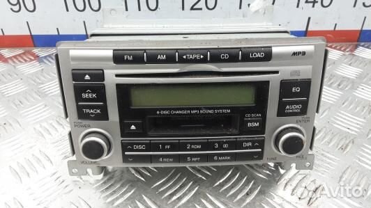 Магнитола hyundai santa FE 2 (1SV10I401)