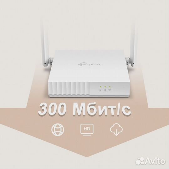 Wi-Fi роутер TP-link TL-WR820N N300 k8 000002466