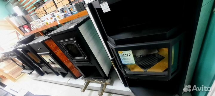 Чугунные печи камины