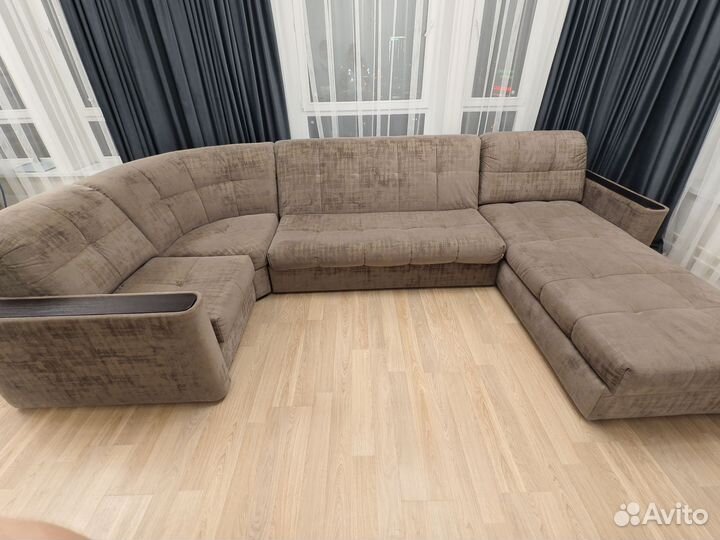 Модульный диван Сидней с кресельной секцией 370 см