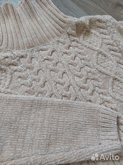 Свитер теплый кофта для девочки 116