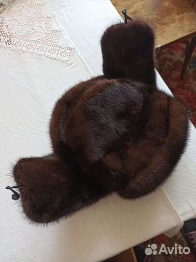 Норковая шапка мужская новая размер 56-60
