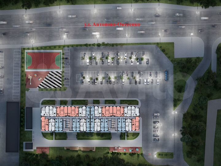 1-к. квартира, 44,4 м², 17/26 эт.