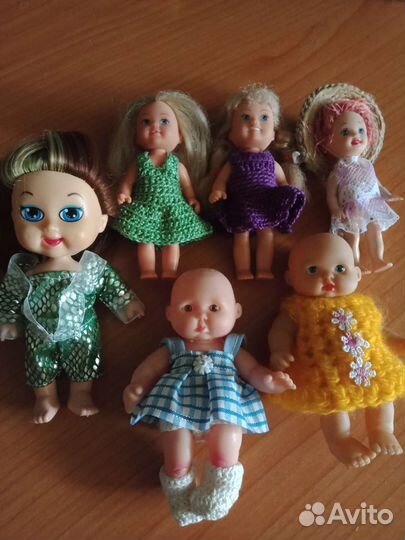 Куклы,пупсики пакетом
