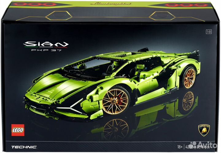 Конструктор lego Technic Lamborghini Sian FKP 37