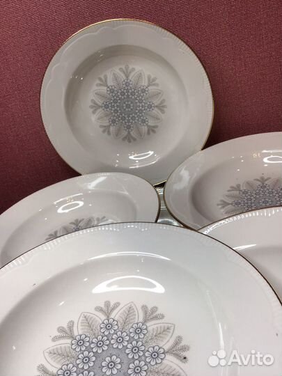 6 суповых тарелок Минский ф. З. СССР