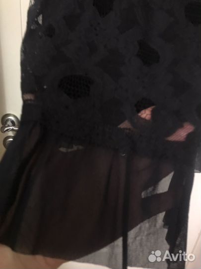 Юбка кружевная макси размер XL