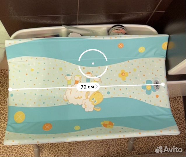 Пеленальный столик с ванночкой cam