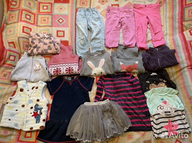 Вещи пакетом для девочки (2-4)