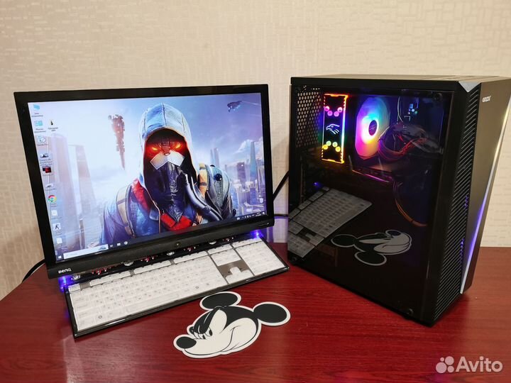 Мощный системник LGA 2011v3/E5-2630/16gb/RX580 8Gb