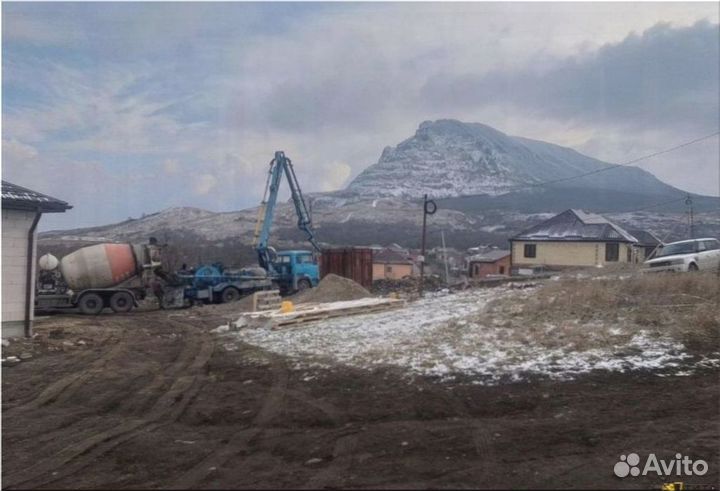 Доставка бетона миксером 3 куба