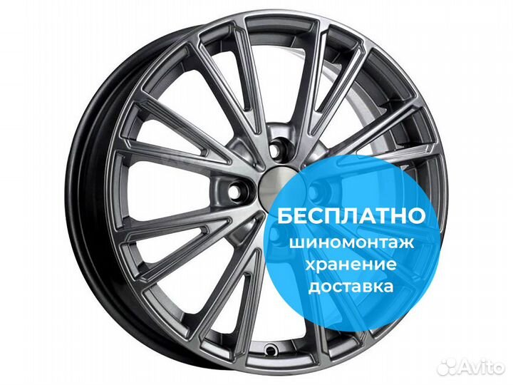 R15 4x100 6J ET50 D60,1 Rapid Меандр-ориг, (кс888) дарк платинум