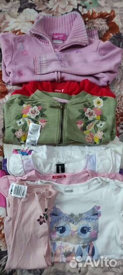 Толстовки, платья, лонги 100-110