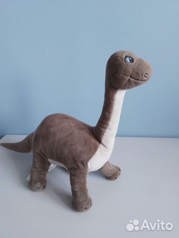 Мягкая игрушка Динозавр Бронтозавр IKEA 55см