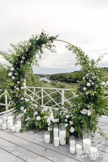 Свадебная арка для выездной регистрации аренда