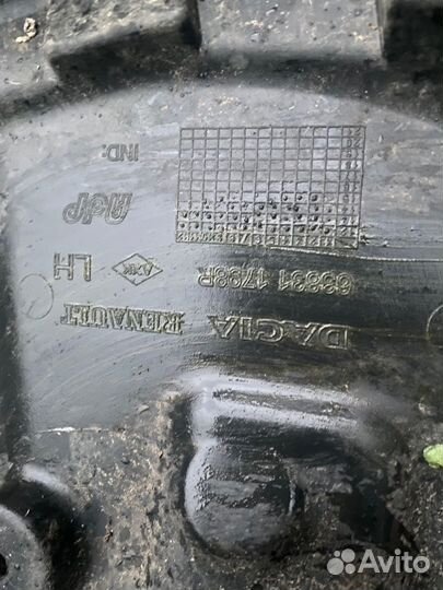 Брызговик рено логан 2