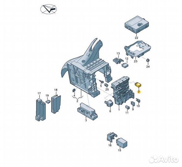 Реле Skoda Octavia cwva 2017