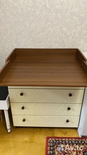 Комод детский с пеленальным столиком